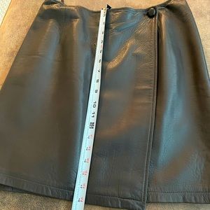 Anne Klein Leather Skirt